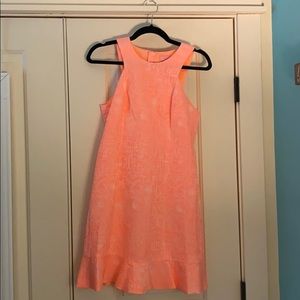 Bright orange lily Pulitzer dress